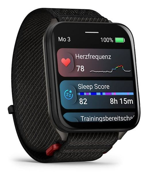 Смарт-годинник Garmin Venu X1 Black with Slate Titanium Caseback and Black ComfortFit Nylon Band (010-02980-00/02) 613092 фото
