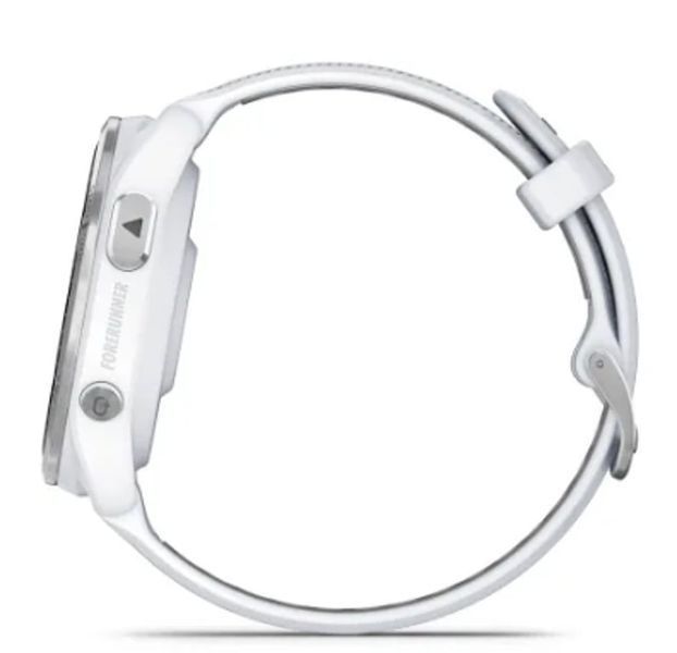 Смарт-годинник Garmin Forerunner 965 Titanium Bezel w. Whiteston Case and Whiteston/Powder Gray S. Band (010-02809-01/11/8) 613073 фото