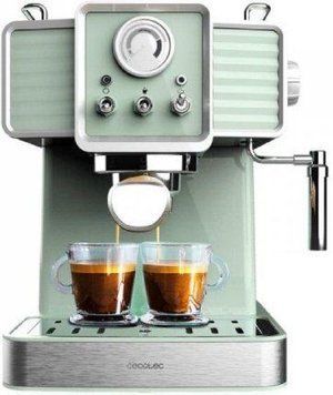 Кавоварка ріжкова еспресо Cecotec Power Espresso 20 Green 480789 фото