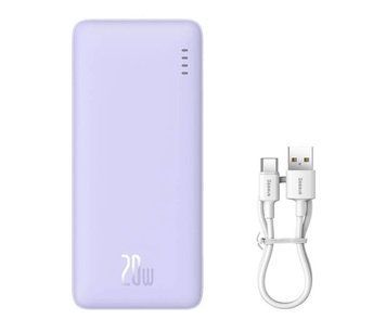 Внешний аккумулятор (павербанк) Baseus Airpow PowerBank 10000mAh 20W Purple (P10022801513-00) 615118 фото