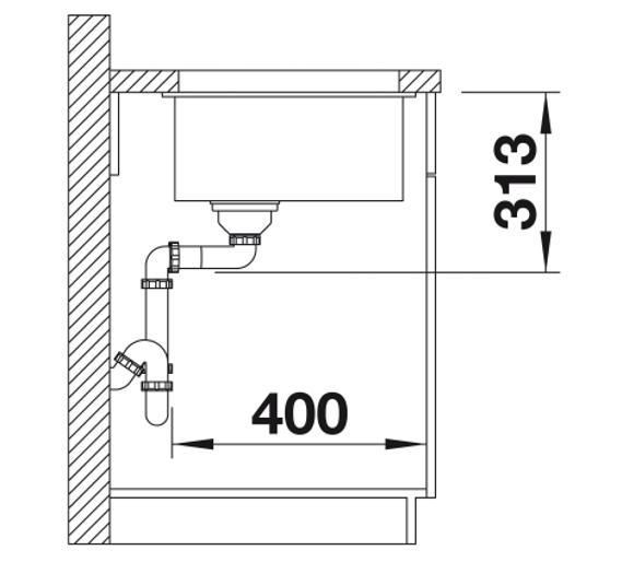Кухонная мойка Blanco SUBLINE 500-U 525995 349838 фото