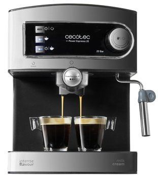 Кавоварка ріжкова еспресо Cecotec Power Espresso 20 Silver/Black 377090 фото
