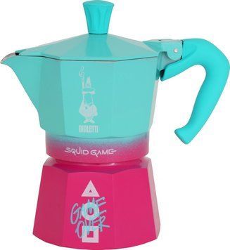 Кавоварка гейзерна Bialetti Moka Express Squid Game 3tz 592649 фото