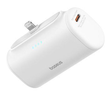 Зовнішній акумулятор (павербанк) Baseus Compact IP 5000mAh White (P10068307213-00) 614695 фото