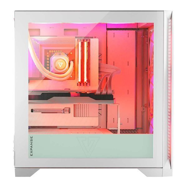 Корпус Modecom Volcano Expanse T Apex ARGB Midi White (AT-EXPANSE-TG-20-000000-0002) 503329 фото