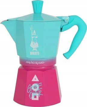 Кавоварка гейзерна Bialetti Moka Express Squid Game 6tz 592650 фото