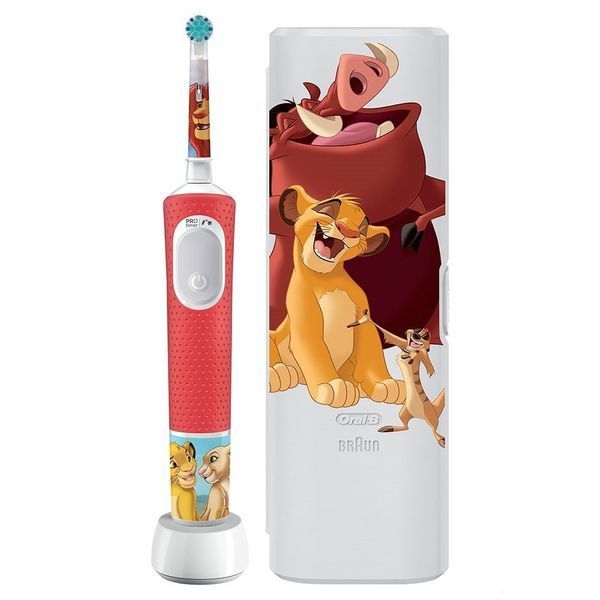 Електрична зубна щітка Oral-B D103.413.2KX Vitality Pro Kids The Lion King Special Edition 616511 фото