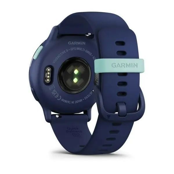 Смарт-часы Garmin Vivoactive 5 Metallic Navy Aluminum Bezel with Navy Case and Silicone Band (010-02862-12/52) 612685 фото