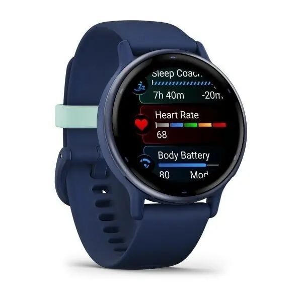 Смарт-часы Garmin Vivoactive 5 Metallic Navy Aluminum Bezel with Navy Case and Silicone Band (010-02862-12/52) 612685 фото