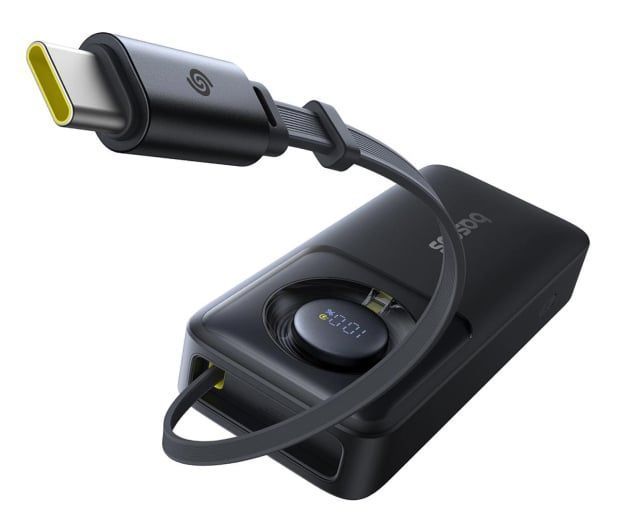 Внешний аккумулятор (павербанк) Baseus Free2Pull 10000mAh Black (P10073701123-00) 614696 фото