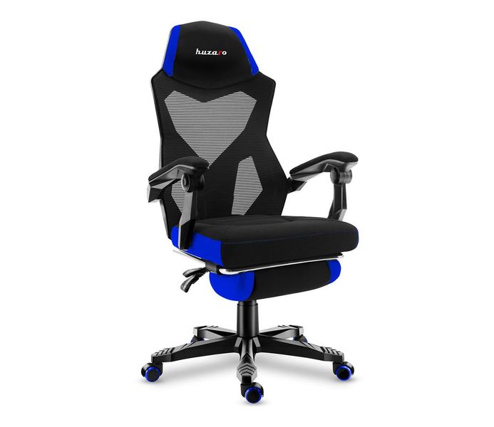 Компьютерное кресло для геймера Huzaro Combat 3.0 black-blue 326508 фото