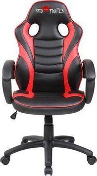 Комп'ютерне крісло для геймера Red Fighter C6 Black/Red 496873 фото