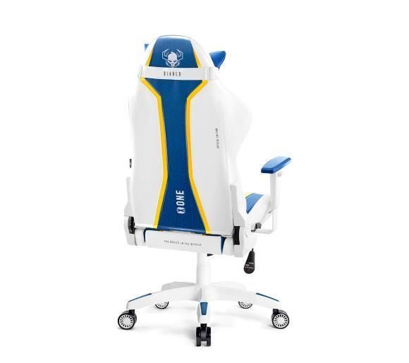 Компьютерное кресло для геймера Diablo Chairs X-One 2.0 Normal Size (WhitE-Blue) 349790 фото