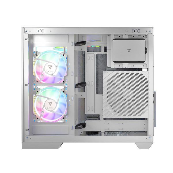 Корпус Modecom Volcano Panorama Apex ARGB 3F Midi White (AT-PANORAMA-3F-ARGB-20-000000-0002) 505523 фото