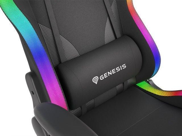 Компьютерное кресло для геймера Genesis Trit 600 RGB Black 312194 фото