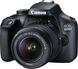 Дзеркальний фотоапарат Canon EOS 4000D kit (18-55 + 75-300) 320210 фото 1