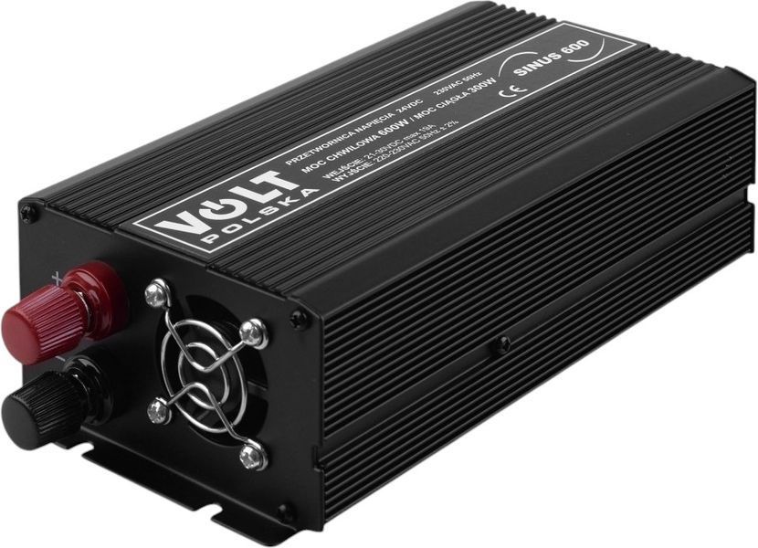 Преобразователь (инвертор) DC-AC Volt Polska Sinus 600 24V/230V 300W/600W (3SIP060024) 514881 фото
