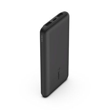 Зовнішній акумулятор (павербанк) Belkin 10000mAh 15W Dual USB-A USB-C Black (BPB011BTBK) 613619 фото