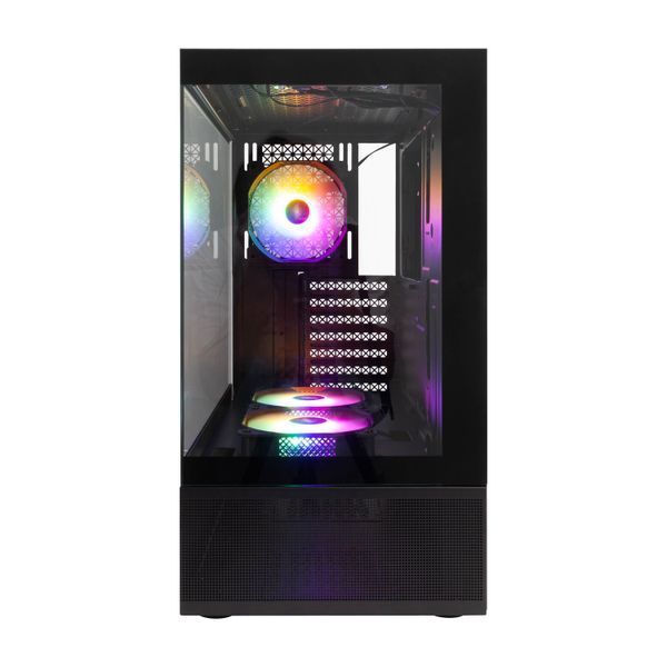 Корпус 1stPlayer Mi7-A-BK-2F7R-1F7 Black 578481ua фото