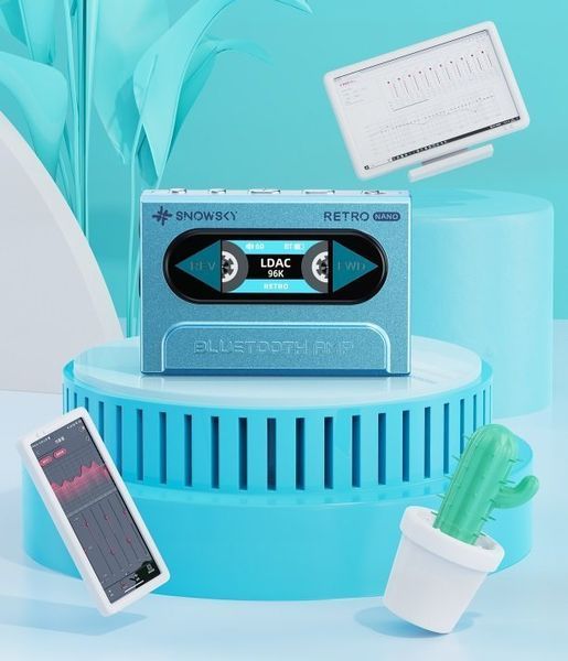ЦАП и Усилитель для наушников FiiO Snowsky Retro Nano Blue 599676 фото