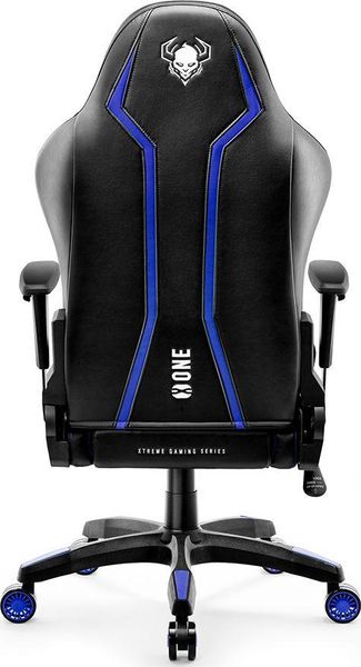 Компьютерное кресло для геймера Diablo Chairs X-One 2.0 Normal Size Black/Blue 312204 фото