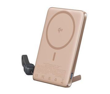 Зовнішній акумулятор (павербанк) INIU MagPro Slim 5000mAh 45W Desert Titanium (P75-P1-RG) 618125 фото