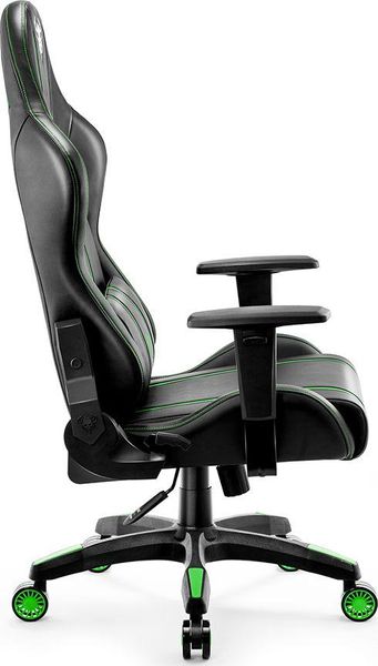 Комп'ютерне крісло для геймера Diablo Chairs X-One 2,0 Normal Size Black/Green 312205 фото