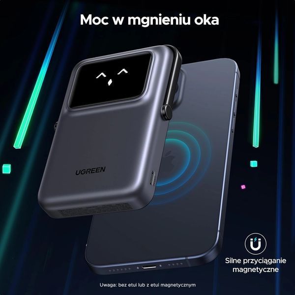 Внешний аккумулятор (павербанк) Ugreen Uno PB572 10000mAh 7,5W Grey (45327) 614101 фото