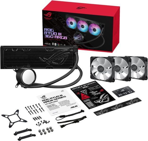 Водяне охолодження Asus Rog Ryuo III 360 ARGB (90RC00I1-M0UAY0) 466226 фото