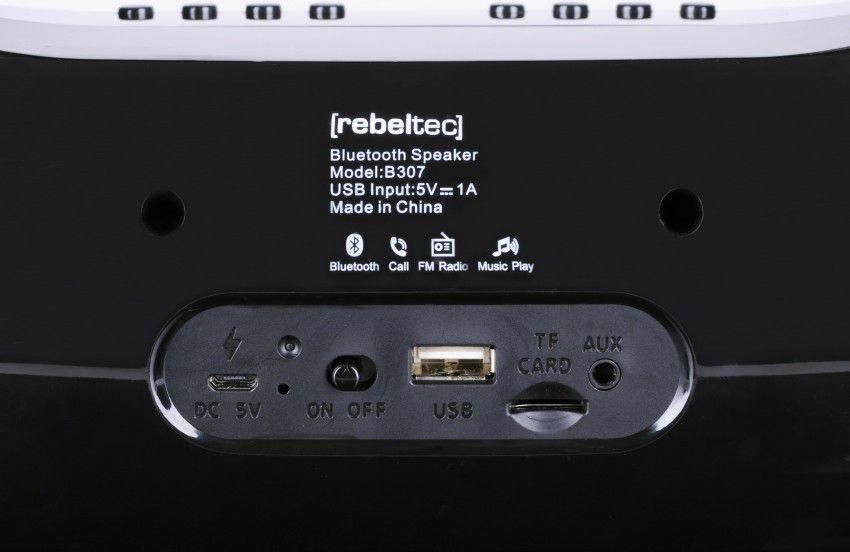 Динамік мобільний Rebeltec SoundBox 320 Black-Silver 155221 фото
