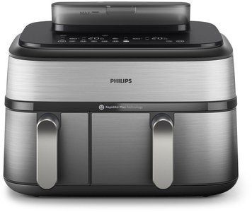 Мультипечь (аэрофритюрница) Philips Dual Basket Airfryer 5000 Series NA555/00 595511 фото