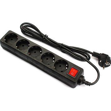 Сетевой фильтр FrimeCom 1,8м Black FC-B2005W 652168 фото