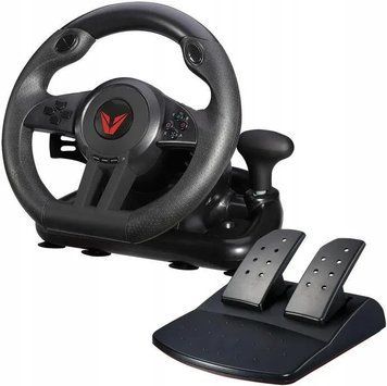 Комплект (кермо, педалі) VX Gaming Precision Drive Series Steering Wheel (VX-136-BKRD) 572746 фото