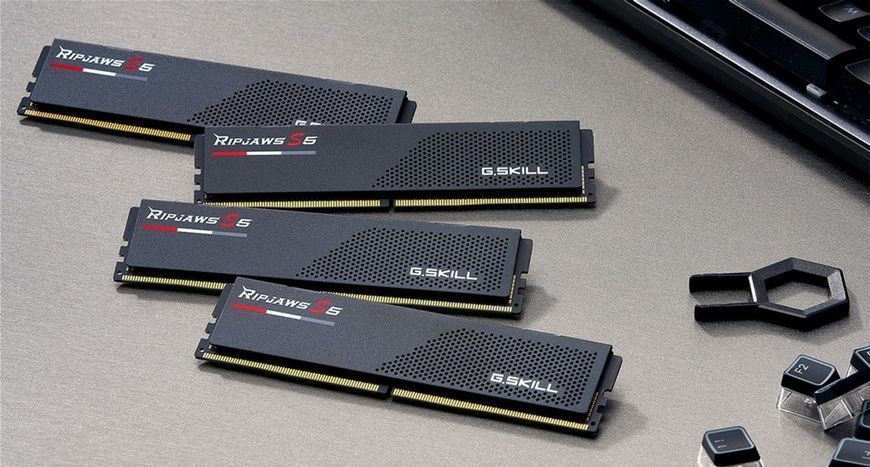 Память для настольных компьютеров G.Skill 32 GB (2x16GB) DDR5 6000 MHz Ripjaws S5 (F5-6000J3040F16GX2-RS5K) 458367 фото