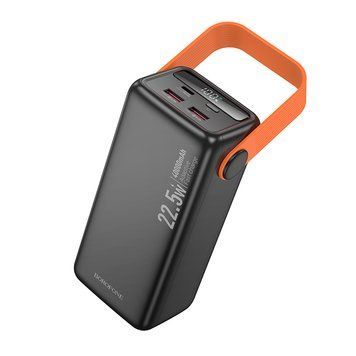 Зовнішній акумулятор (павербанк) Borofone BJ66 Magnifico 40000mAh Black 626956ua фото
