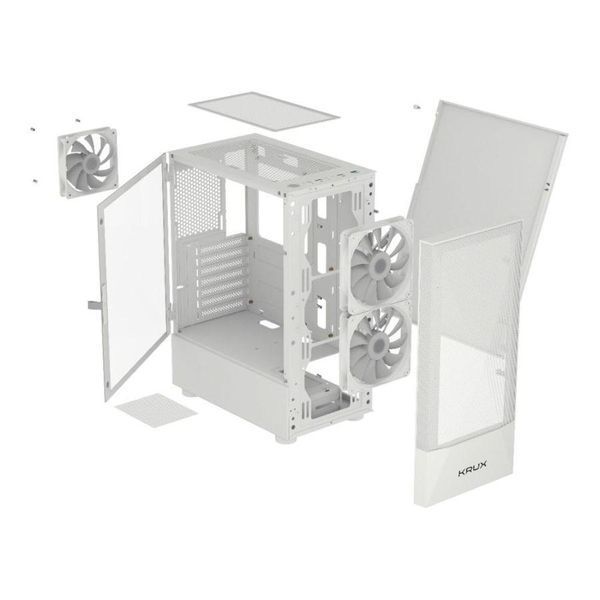 Корпус Krux Vako White (KRXD005) 503093 фото