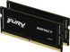 Оперативна пам'ять для ноутбуків Kingston Fury 64 GB (2x32GB) SO-DIMM DDR5 5600 MHz Impact (KF556S40IBK2-64) 478312 фото 1