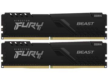 Пам'ять для настільних комп'ютерів Kingston FURY 16 GB (2x8GB) DDR4 3600 MHz Beast (KF436C17BBK2/16) 350979ua фото