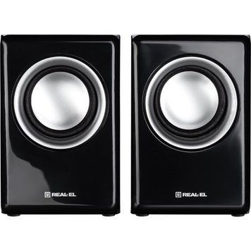 Компьютерные колонки Real-El S-215 2.0 Black (EL121200002) 578250ua фото