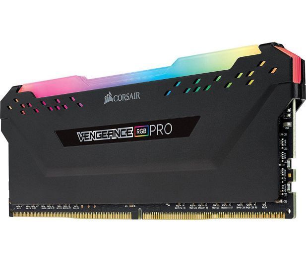 Пам'ять для настільних комп'ютерів Corsair 16 GB (2x8GB) DDR4 3200 MHz Vengeance RGB Pro Black (CMW16GX4M2C3200C16) 338319 фото