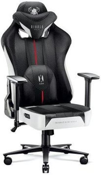 Компьютерное кресло для геймера Diablo X-Player 2.0 Normal Size (L) Size White-Black 443965 фото