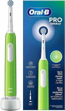 Электрическая зубная щетка Oral-B Junior Pro Green 556778 фото