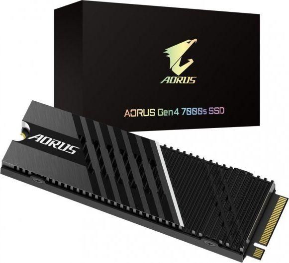SSD накопитель Gigabyte Aorus Gen4 7000s Prem 1TB (GP-AG70S1TB-P) 348113 фото