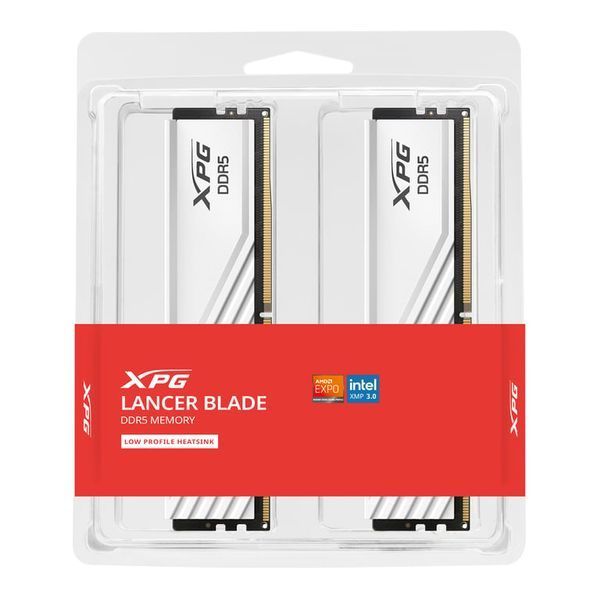 Память для настольных компьютеров Adata 32 GB (2x16GB) DDR5 6400 MHz Lancer Blade (AX5U6400C3216G-DTLABRWH) 521628 фото