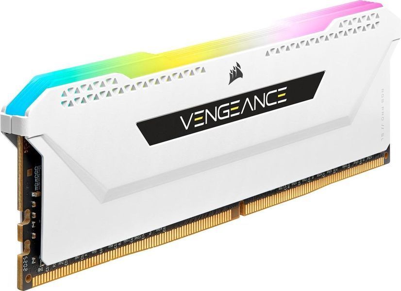 Пам'ять для настільних комп'ютерів Corsair 32 GB (2x16GB) DDR4 3200 MHz Vengeance RGB PRO SL (CMH32GX4M2E3200C16W) 340952 фото