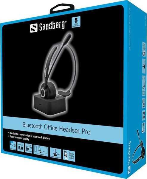 Спеціалізована гарнітура (для call-центрів) SandBerg Bluetooth Office Headset Pro 324555 фото