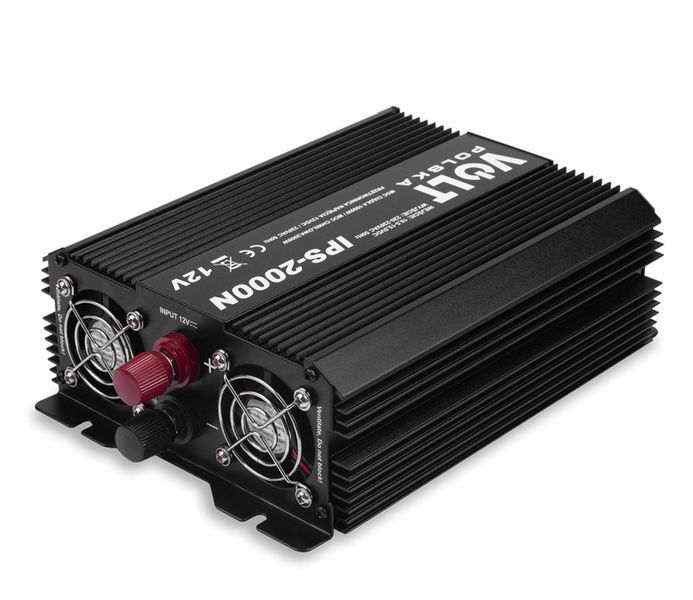 Перетворювач DC-AC Volt Polska IPS 2000 N 12/230V 1000/2000W (3IPSN20012) 508210 фото