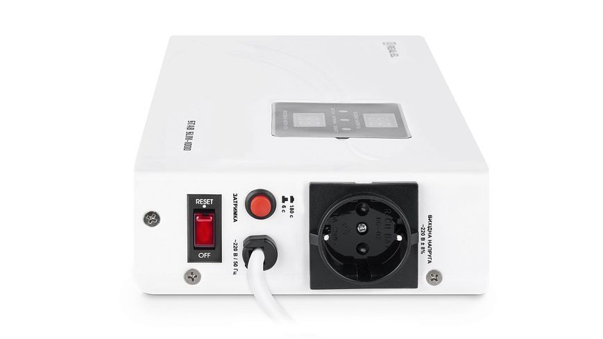 Стабілізатор напруги Real-El Stab Slim-1000 White (EL122400007) 580407ua фото