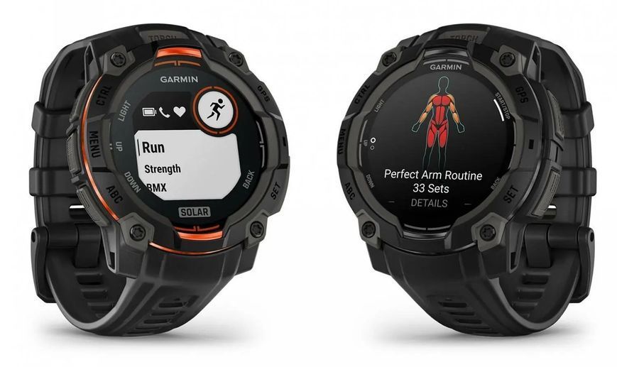 Смарт-годинник Garmin Instinct 3 45mm Amoled Black with Black Band (010-02936-00/40) 612668 фото