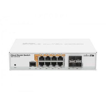 Комутатор Smart MikroTik CRS112-8P-4S-IN 503429 фото